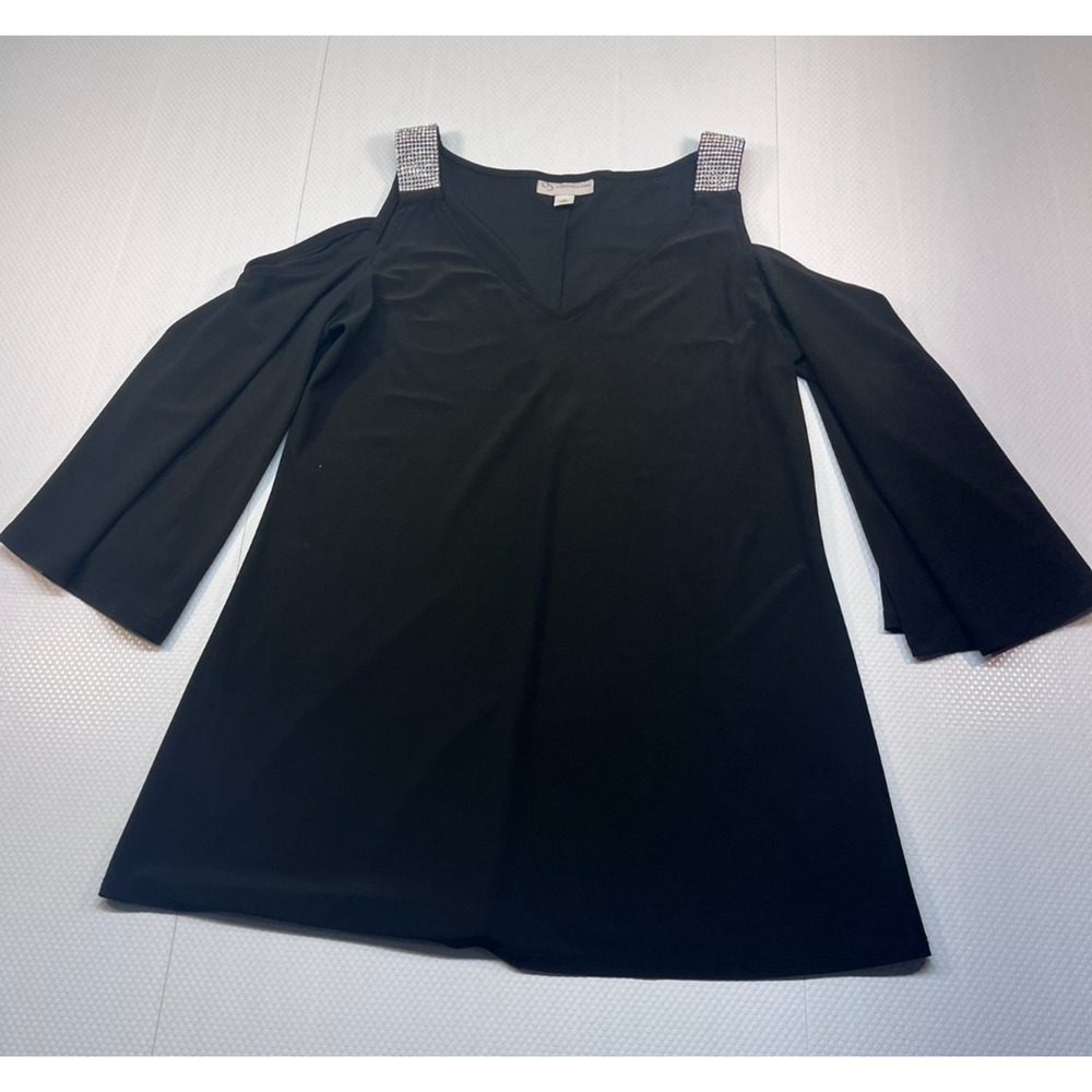 Dress Barn Women's Cold Shoulder Blouse Size S (0436)